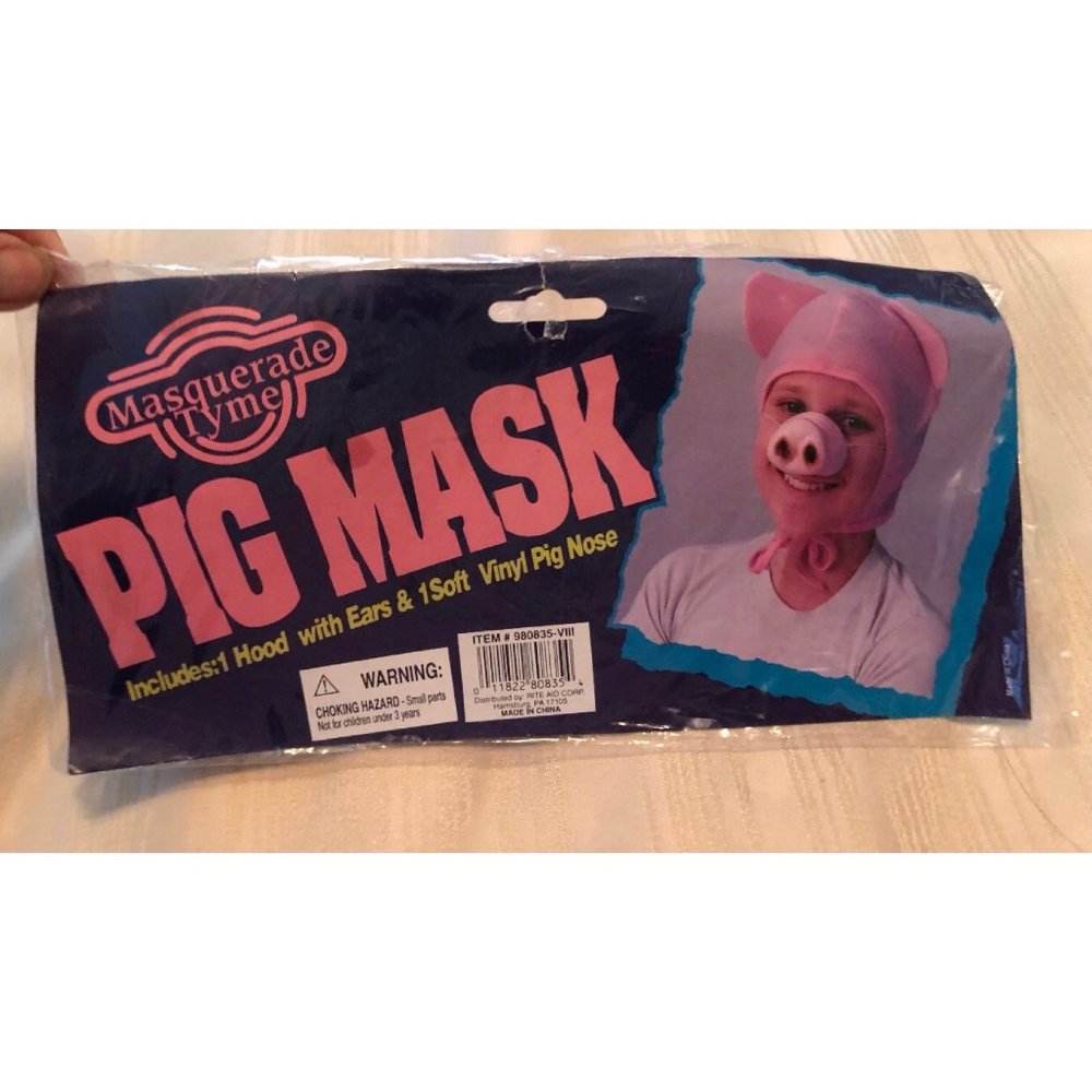 Masquerade tyme soft pig mask